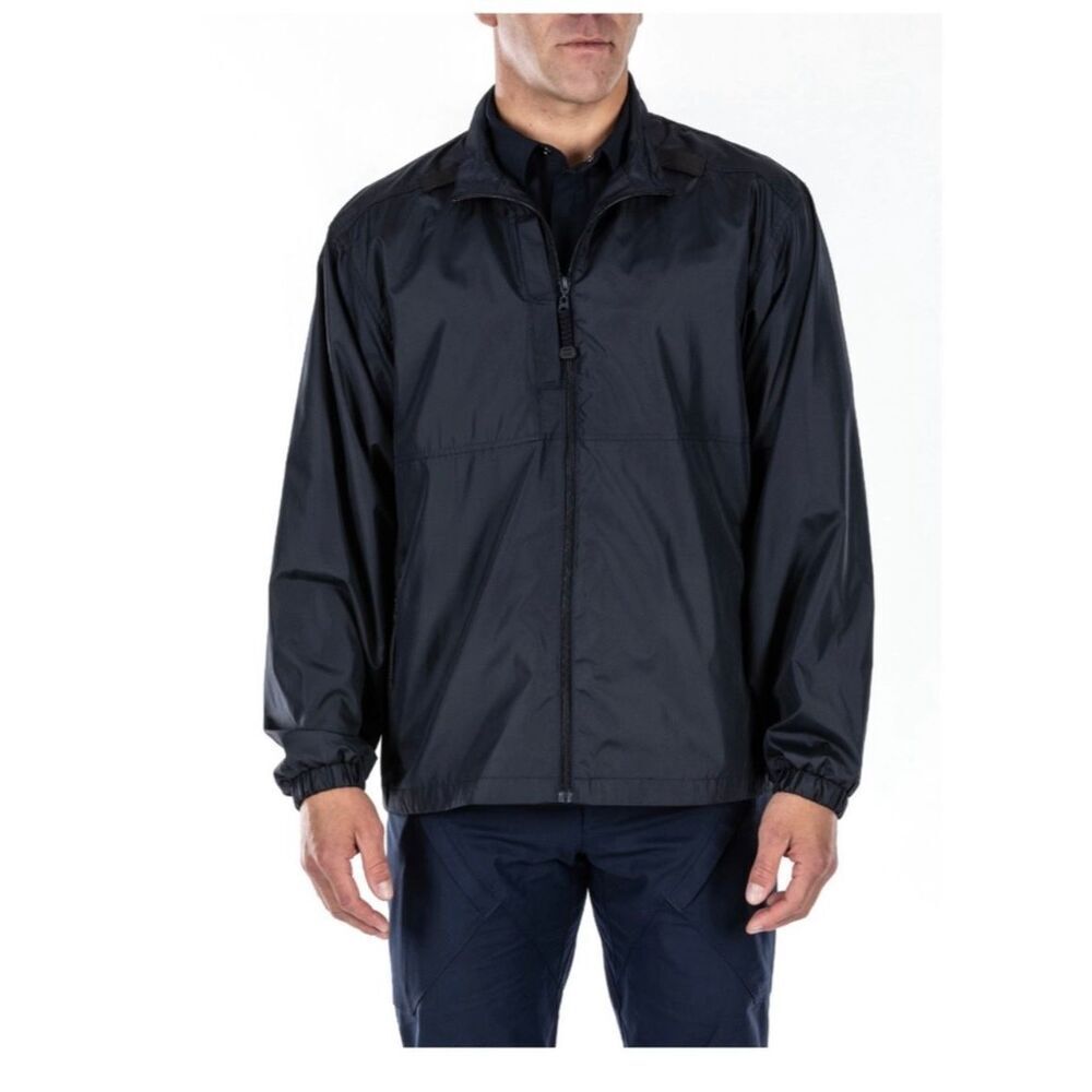 5.11 Tactical Black Packable Jacket Windbreaker sz L NWOT